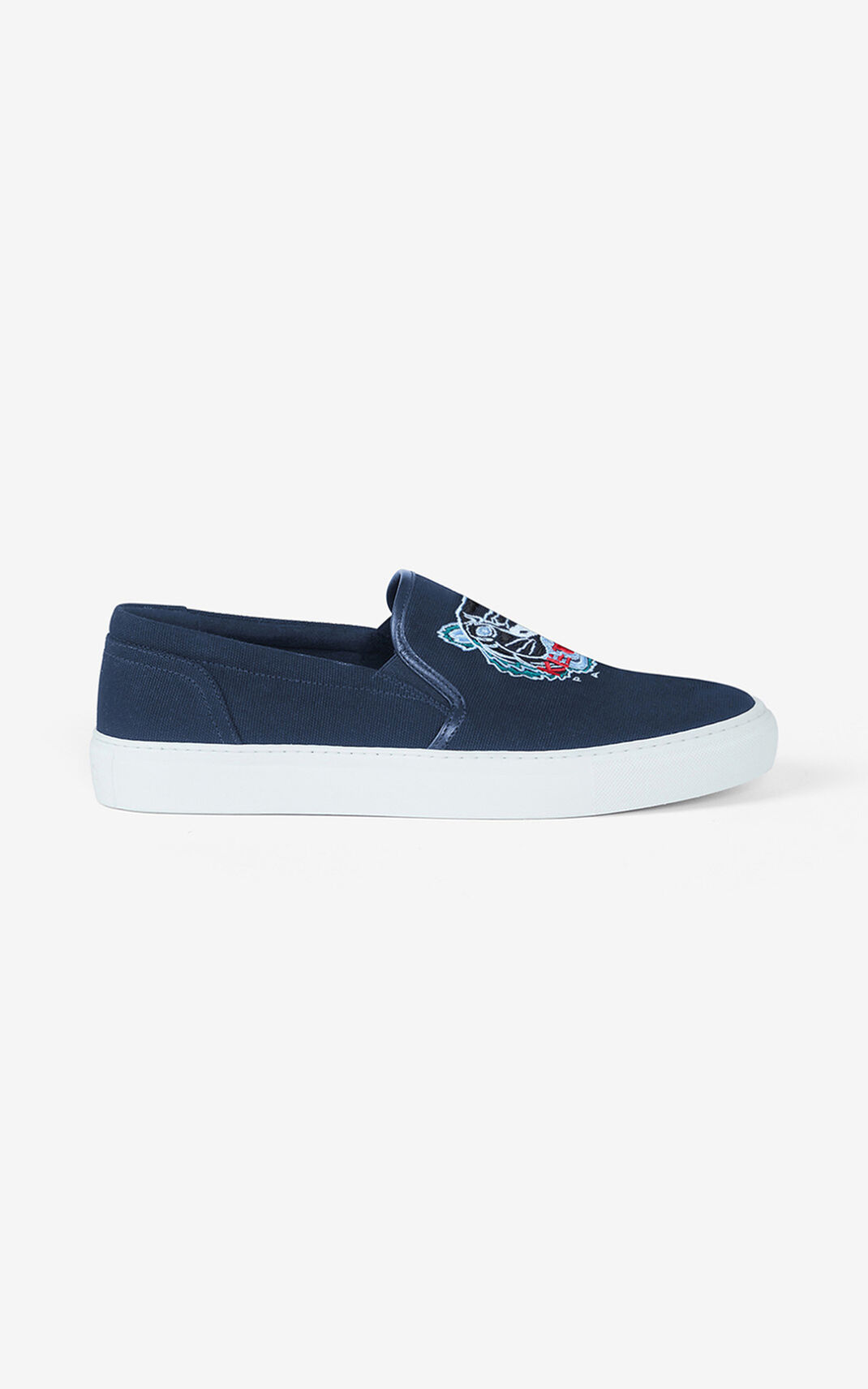 Baskets Kenzo Homme K Skate Tiger lace free Bleu Marine Bleu PWCME-3689